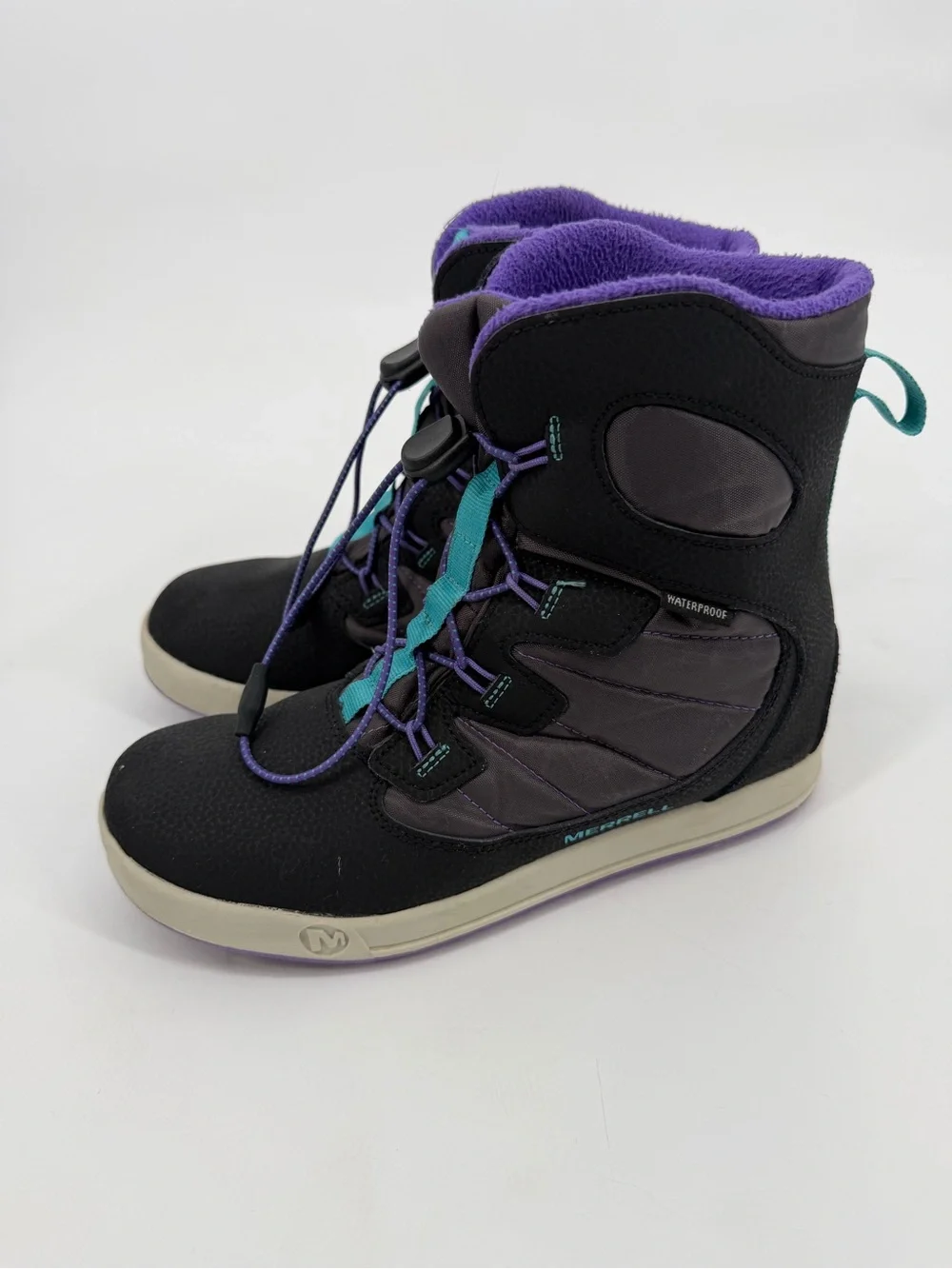 Merrell Snow Bank Waterproof Winter Boots Girls Youth Size 5